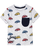 Boboli Baby Boys T-shirt in Retro Cars Print