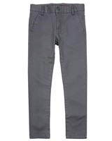 Boboli Boys Twill Chino Pants in Grey