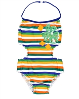 Boboli Girls One-piece Striped Swimsuit