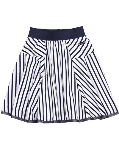 Deux par Deux Striped Skirt Coup de Foudre