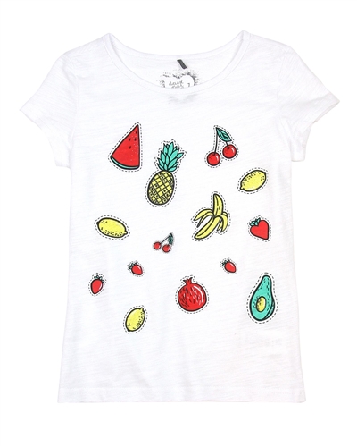 Deux par Deux Fruit Print T-shirt Press Fashion
