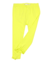 Deux par Deux Yellow Capri Leggings Cold Press Fashion