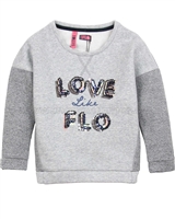Dress Like Flo Sweatshirt with Sequin Appique