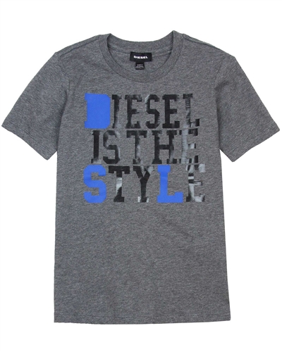 Diesel Boys Logo T-shirt Tigro Slim