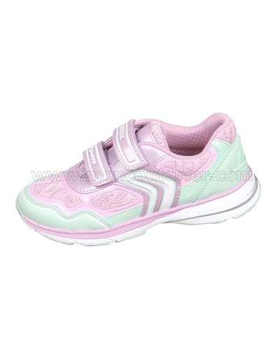 GEOX Girls' Sneakers Jr Top Fly Pink