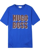 BOSS Boys T-shirt with Logo Print