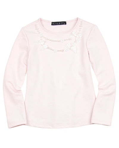 Kate Mack Rose Crush T-shirt with Necklace