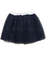 Kate Mack Style Prodigy Navy Tulle Skirt