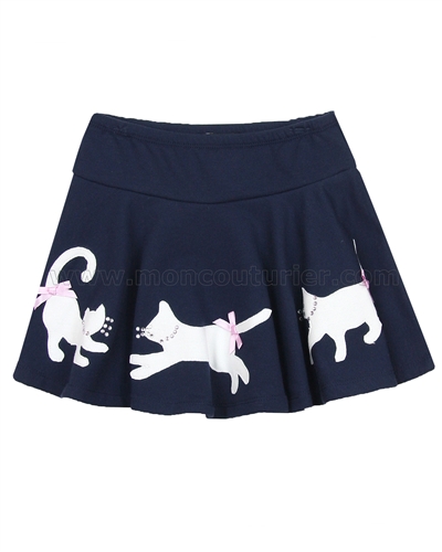 Kate Mack Pretty Kitty Skirt with Cats
