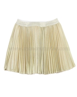 Kate Mack Spun Gold Plisse Skirt