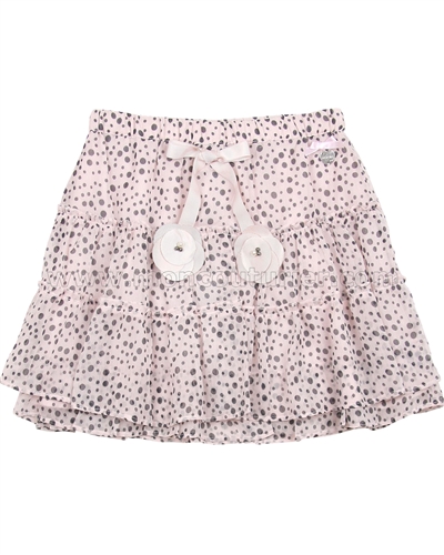 Le Chic Tiered Spotted Skirt