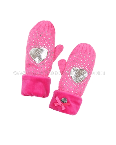 Le Chic Mittens Hot Pink