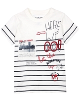 Losan Boys Striped T-shirt with Print