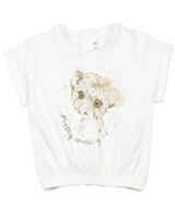 Mayoral Baby Girl's Top with Kitten Print