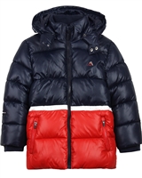 Mayoral Boy's Colour-block Quilted Puffer Coat