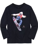 Mayoral Boy's T-shirt with Snowboarder Graphic