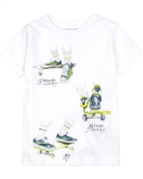 Mayoral Boy's T-shirt with Boots Print