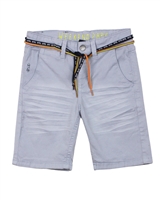 Mayoral Boy's Chino Shorts with Belt in Grey
