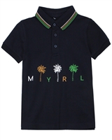 Mayoral Boy's Polo with Printed Palms
