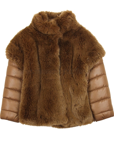 Mayoral Girl's Faux Fur Vest / Jacket
