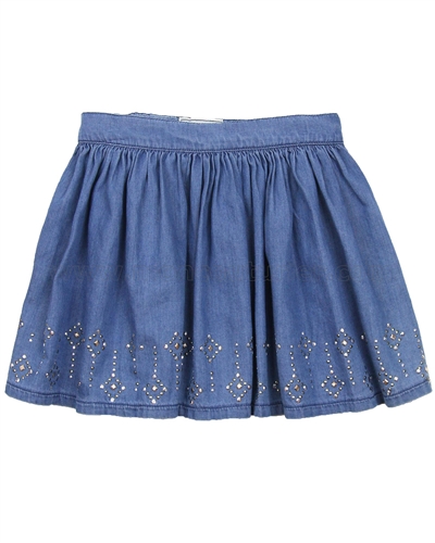 Mayoral Girl's Chambray Skirt