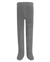Mayoral Girl's Gray Striped Open Knit Tights