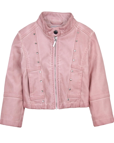 Mayoral Girl's Pink Pleather Jacket