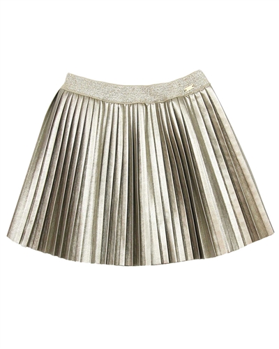Mayoral Girl's Pleated Pleather Skirt