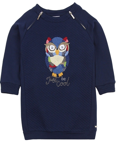 Mayoral Girl's Dress with Owl Applique