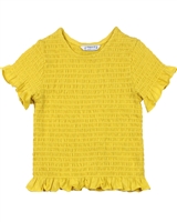 Mayoral Girl's Smocked Top in Yellow