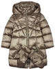 Mayoral Girl's Puffer Coat with Mittens in Taupe