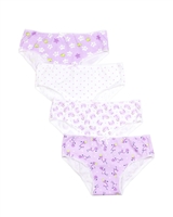 Mayoral Girl's 4-piece Underwear Set in Lilac