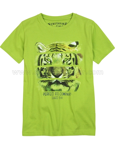 Mayoral Junior Boy's T-shirt with Tiger Print