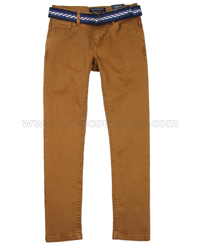 Mayoral Junior Boy's Twill Pants with Belt