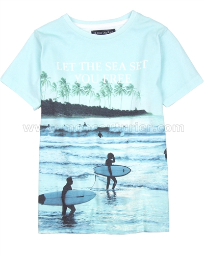 Mayoral Boy's Ocean Print T-shirt