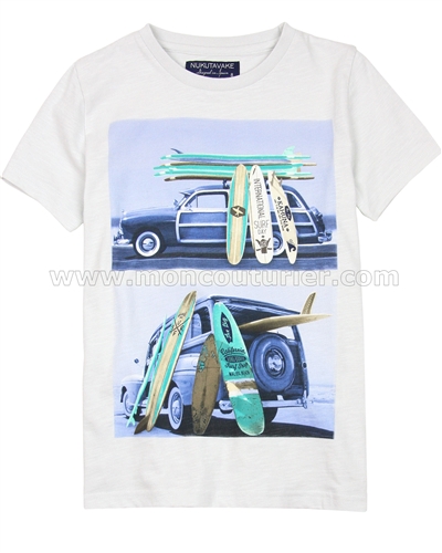 Mayoral Boy's T-shirt with Road Trip Print