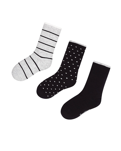Mayoral Junior Boys' 3-pair Socks Set Black