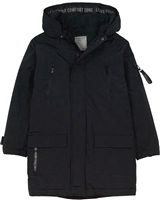 Mayoral Junior Boys' Black Hooded Parka Coat