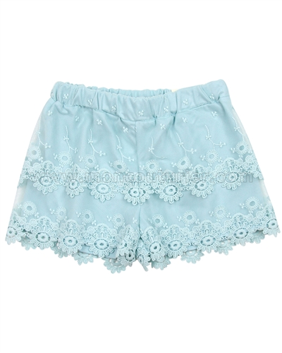 Mayoral Girl's Guipure Shorts