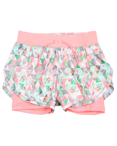 Mayoral Girl's Layered Look Sport Shorts