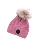 Nano Girls Winter Hat with Pompom in Pink