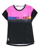 Nano Girls Colour-block Athletic T-shirt