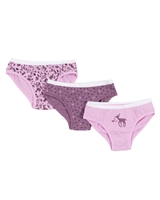 Nano Girls Three-pack Underwear Set in Lilac