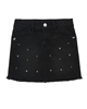 3Pommes Star Studded Denim Skirt
