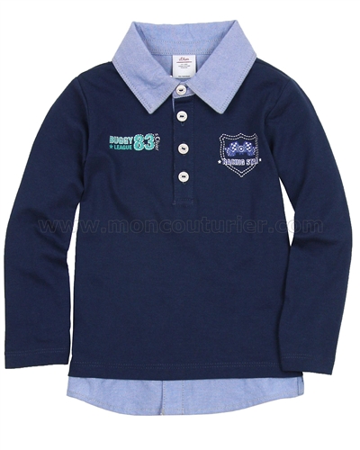 s.Oliver Baby Boys' Polo with a Layered Look