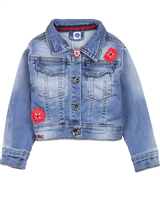 Tuc Tuc Little Girl's Jogg Jean Jacket with Ruffle