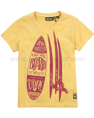 Tumble n Dry Boys T-shirt Brigan Mustard