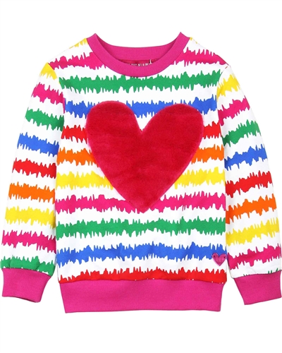 Agatha Ruiz de la Prada Sweatshirt with Plush Heart