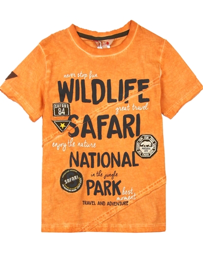Boboli Boys T-shirt with Safari Print