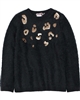 Boboli Girls Shag Knit Pullover with Sequins